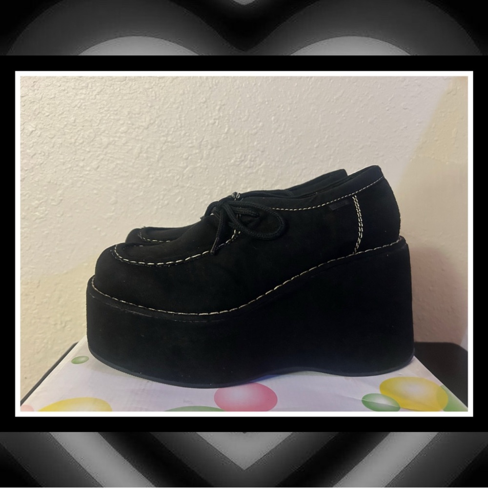 Vintage 90s Chunky Platform Loafers